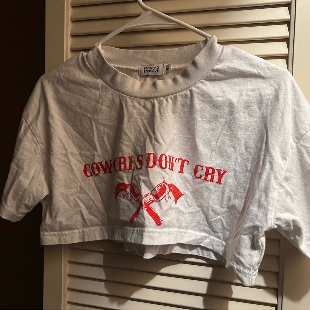Cowgirls crop top